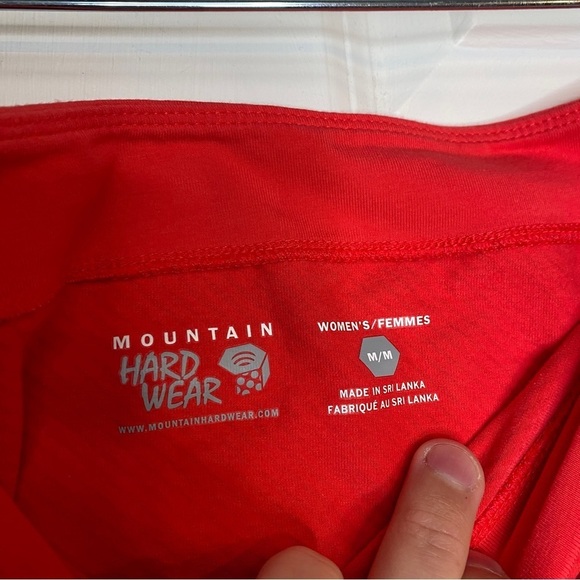 Mountain Hardwear Striped Sporty Outdoor Skirt Size Medium Red Eggplant Colorway - Picture 5 of 8